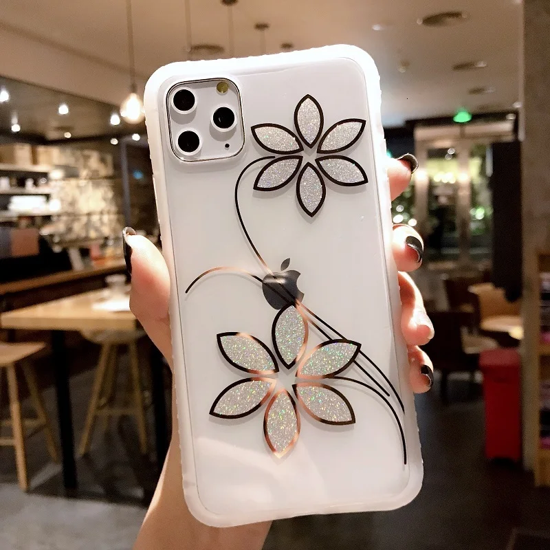 Стильный и милый чехол для iPhone 6 6S 7 8plus x XR XS 11 Pro Max Простой Прозрачный | Мобильные