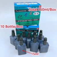 3 boxlots 150ml instantly dry graffiti oil permanent marker ink black refill for markers pens office school supplies ds 200gm
