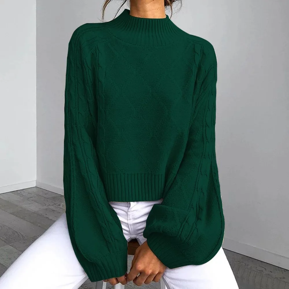 

Women Clothes 2019 Autumn and Winter Clothes Women Sweater Women Female Loose Lantern Sleeves Sweater