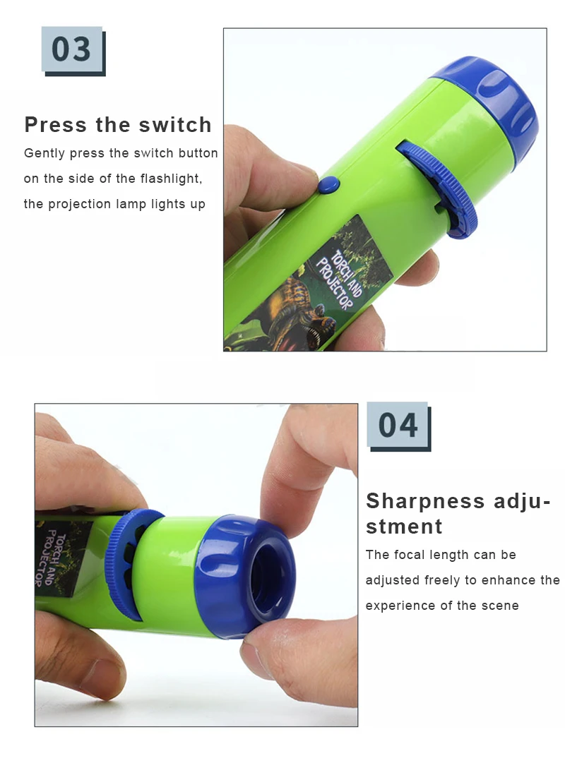 Детский проектор Сказочная книга с фонариком 24 фильма различными сценами