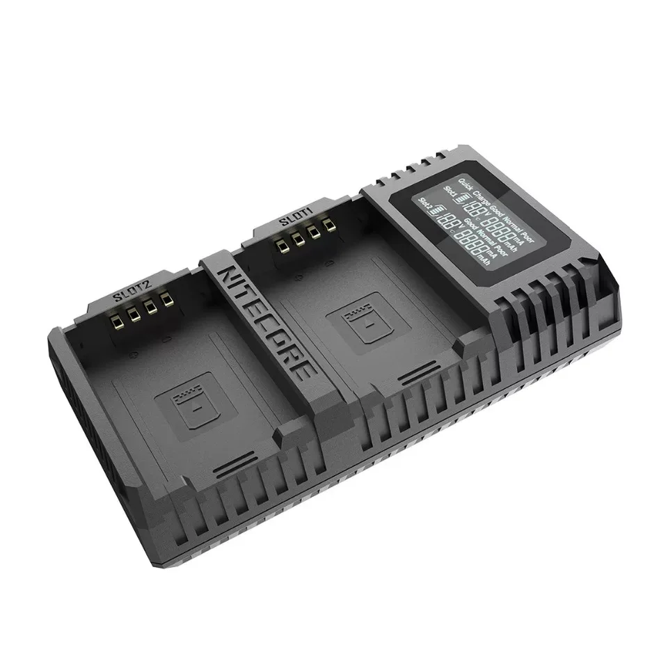 Оригинальное Цифровое Зарядное устройство Nitecore ULM10 Pro с двумя слотами для