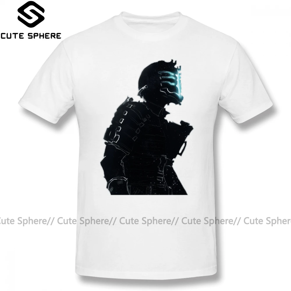 Мертвого пространства футболка с принтом из Dead Space хлопковые футболки коротким