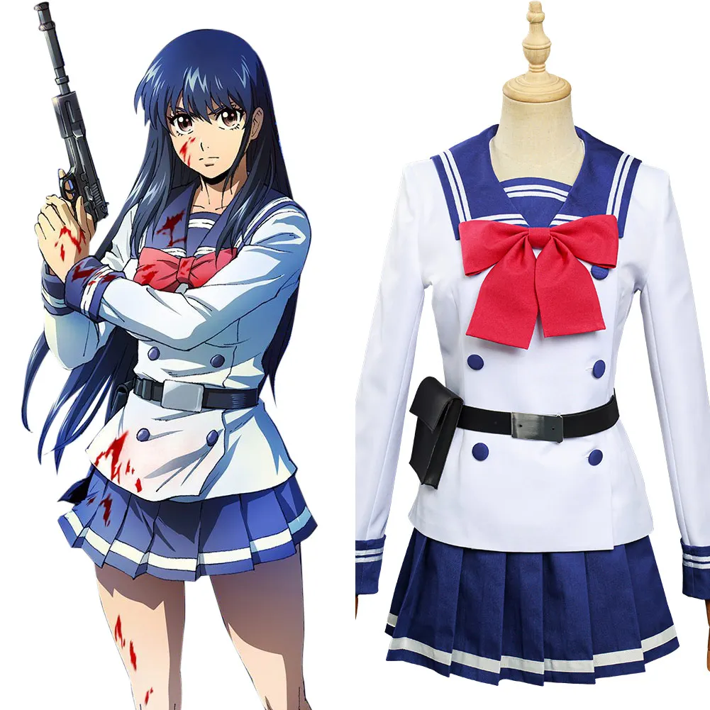 Костюм для косплея AnimeTenkuu Shinpan с высокой посадкой инерция хонджоу Юри костюм