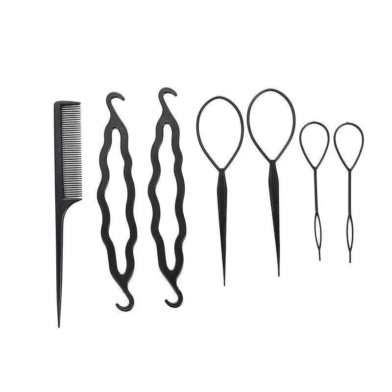 Плетение Волос Твист бигуди Расчёска для волос Шпилька Профессиональный Пластик