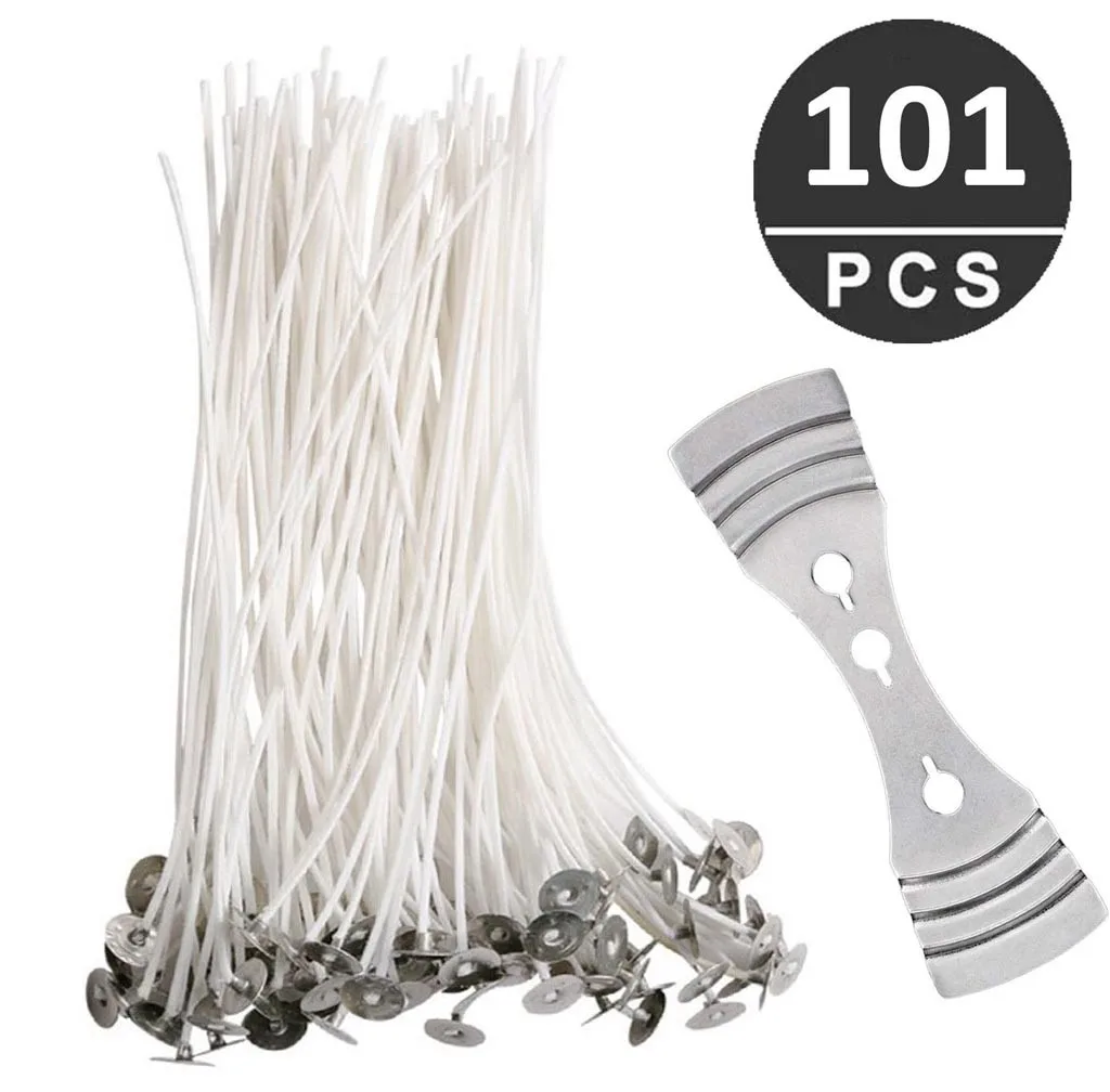 Светильник 100 шт Хлопок фитиль свечи расходные материалы для изготовления 10 см