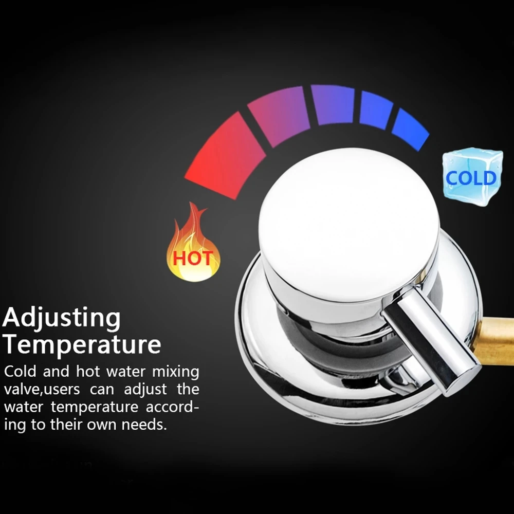 bathroom faucet brass mixing valve 2345 ways water outlet screw thread center distance 10cm 12cm shower mixer tap cabin free global shipping