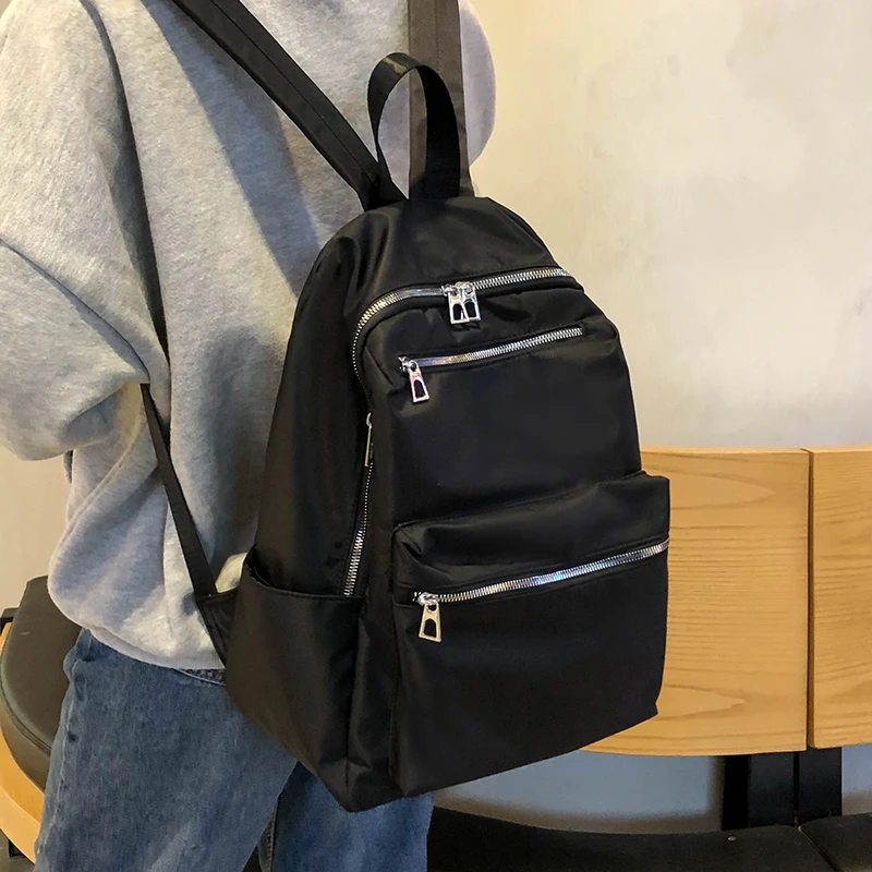 

HOCODO 2020 Women Backpack For Teenage Girls Fashion Nylon School Bag Female Backbag Casual Large Capacity Travel Bag Mochilas
