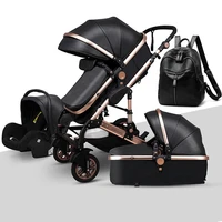 baby stroller 3 in 1 high landscape luxury carriages can sit reclining multi functional fashion shock absorber pram for newborn