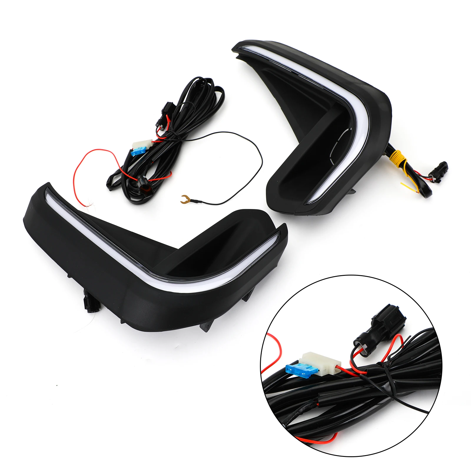 

Светодиодные дневные хосветильник Areyourshop для Hilux Revo 2020 2021, автомобильные автозапчасти