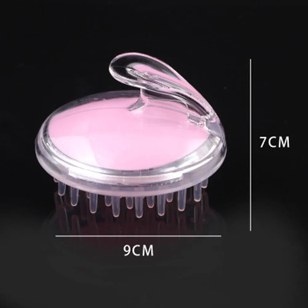 

Hair Scalp Massager Shampoo Brush Manual Head Scalp Massage Brush Soft Silicone Bristles for Scalp Care Hair Cleaning P9