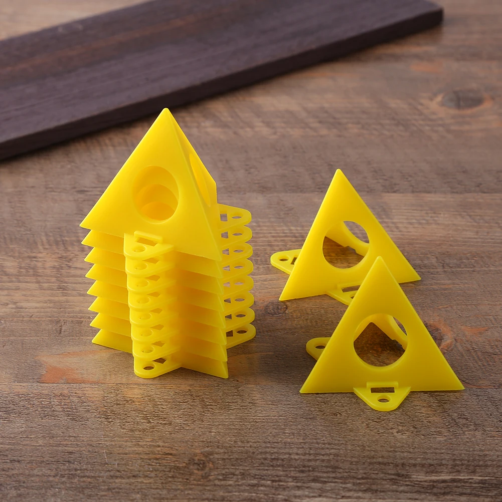 

16pcs Pyramid Stands Set Triangle Stands Paint Tool Triangle Paint Pads Feet for Woodworking Carpenter Accessories Paint Pads