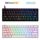 Игровая механическая клавиатура SKYLOONG GK61, проводная USB клавиатура с RGB-подсветкой, механическая клавиатура для настольного ПК, планшета, ноутбука SK61, 61 клавиша