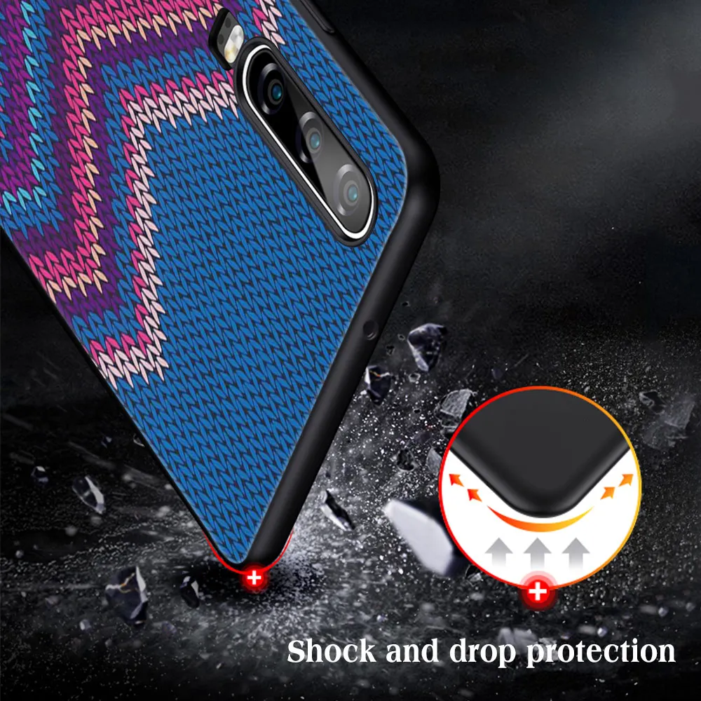

Luxury Case for Huawei P40 P30 P20 Pro Lite Mate 30 40 20 Lite Pro Honor 30 20 10 9X Pro Lite P Smart 2020 Black TPU Cover Funda