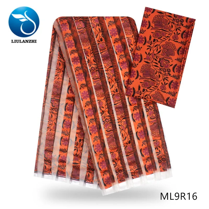 

LIULANZHI 2019 новейшая лента с принтом ткань из органзы 4 ярда Высококачественная мягкая африканская лента из Анкары
