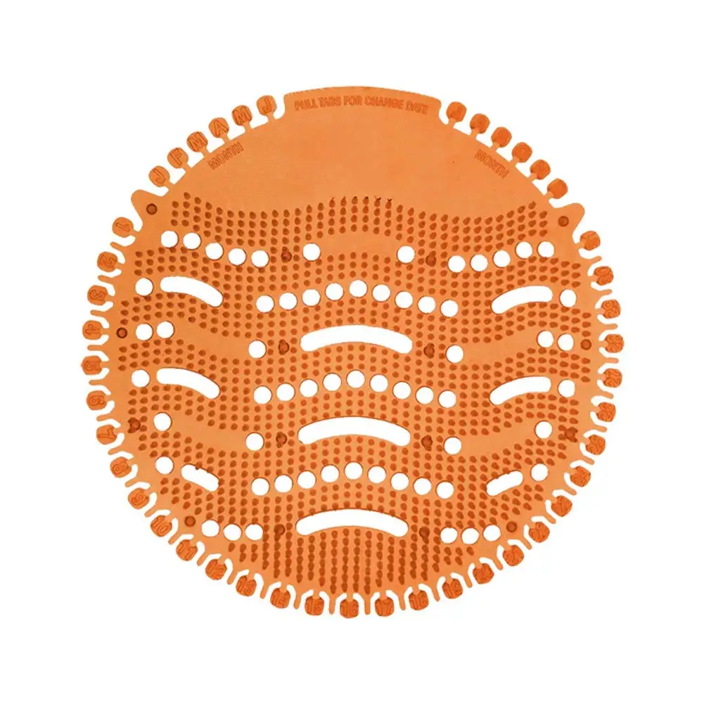 orange Новые женские 5 цветов писсуар экран дезодорирующий Туалет ароматическая накладка с волнистой поверхностью санитарный нейтральный анти-всплеск лимон Арома крышка - Цвет: orange