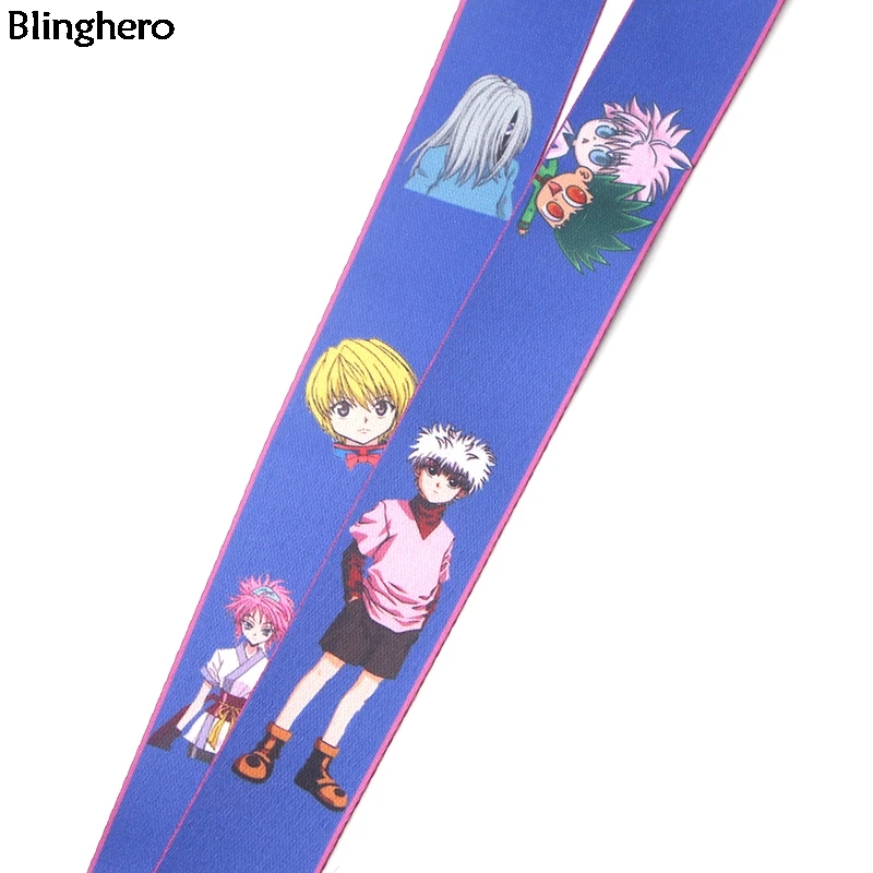 Blinghero Anime Hunter Lanyard For keys Cool Treasure Neck Straps Phone Holder Hang Ropes Kids Accessory BH0204 | Мобильные телефоны