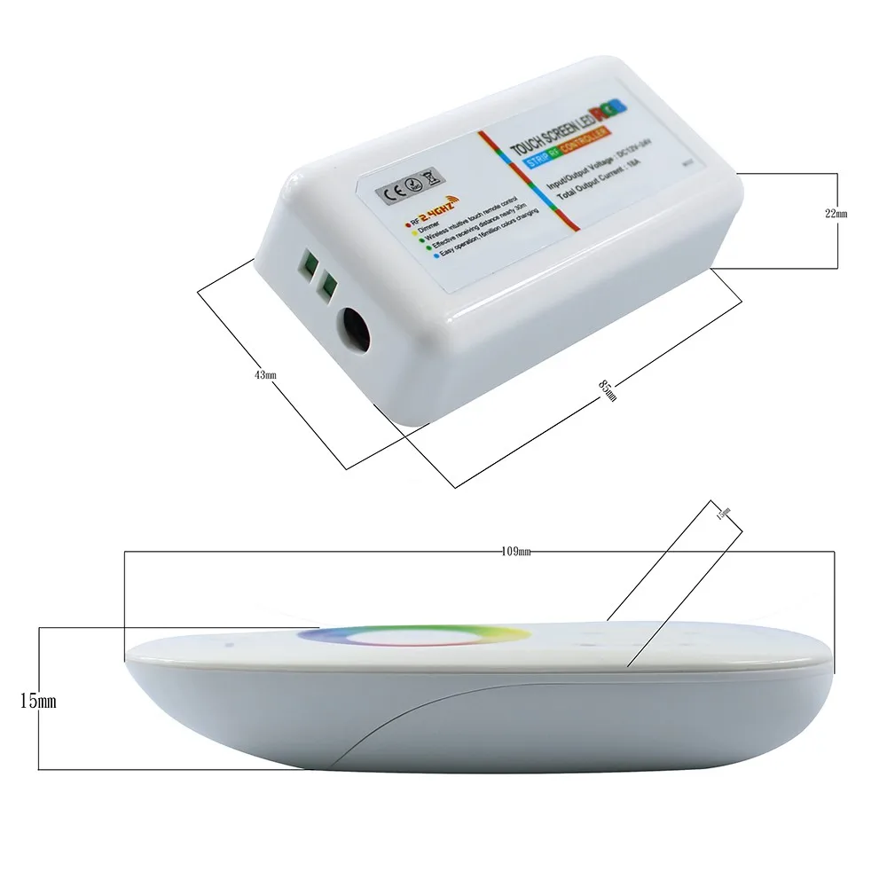 10 м 15 м 20 м 25 м 30 м RGB Светодиодная лента с усилителем сигнала в линии для украшения потолка+ 2,4 г светодиодный контроллер+ 12 В Светодиодный источник питания