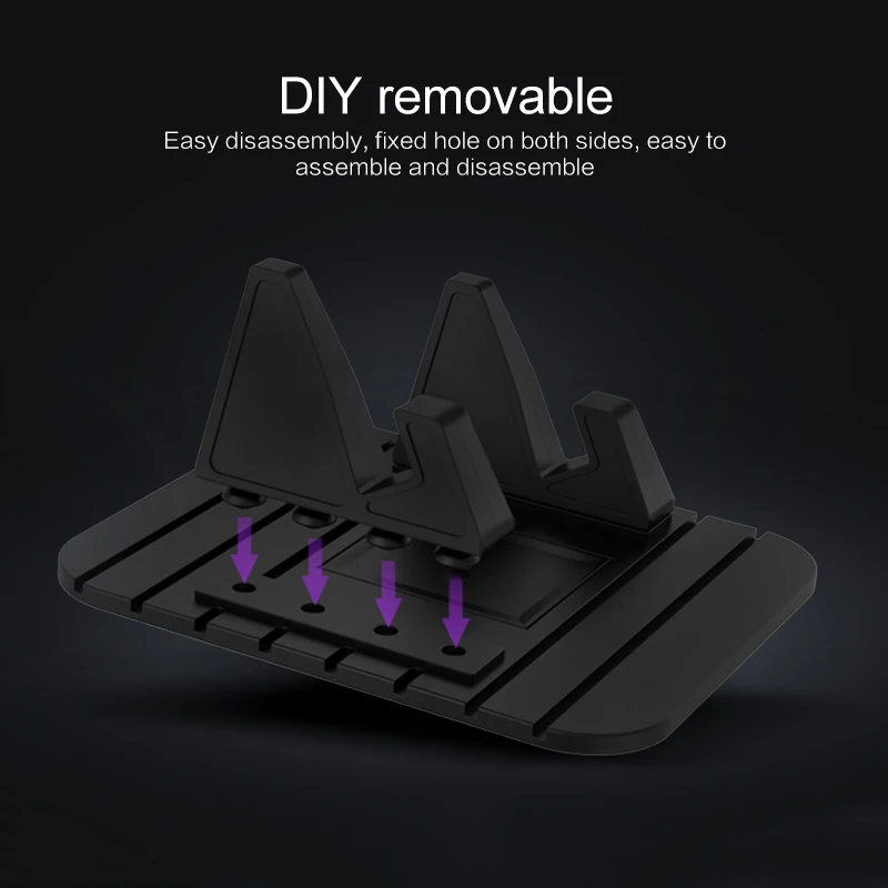 Universal Car Dashboard Non Slip Pad Phone GPS Holder Mat Anti-skid Soft Silicone Accessories For Cellphone Smartphone | Мобильные