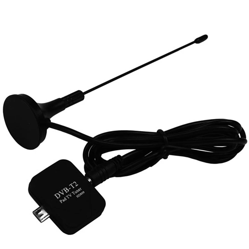 Micro Usb Dvb-T2 Dvb-T мобильный ТВ-тюнер ресивер цифрового селфи палка для Android Phone часы в