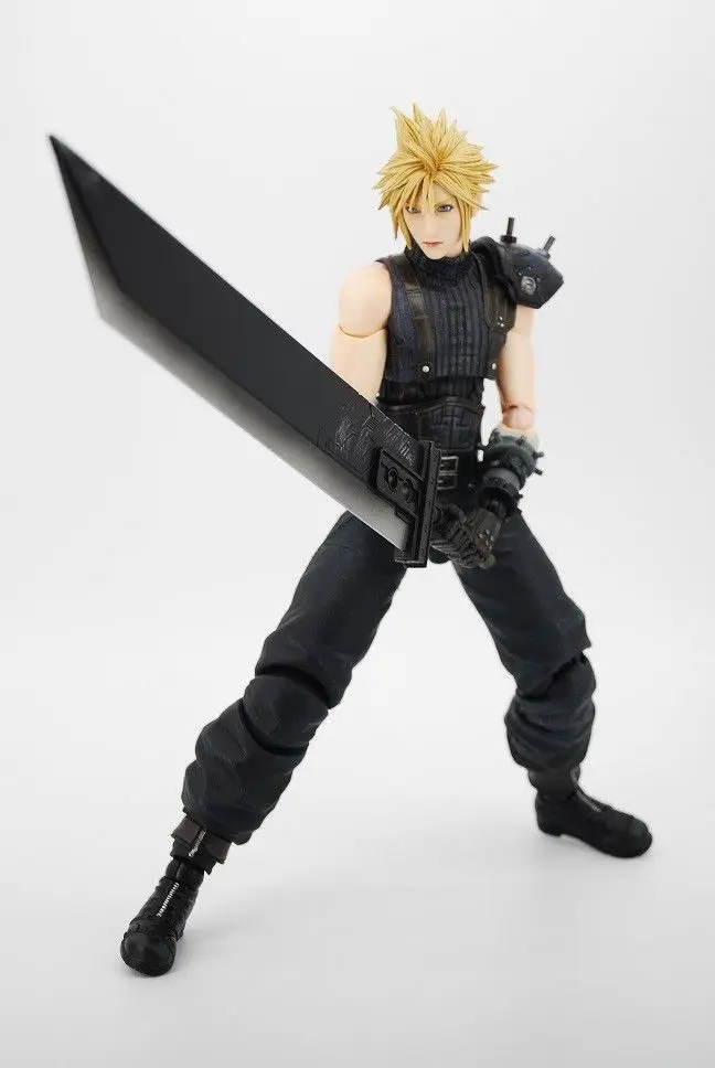 Cloud Play Arts последняя фантазия VII Barret Wallace Cloud фигурка без коробки дешевая стоимость доставки - Цвет: Cloud