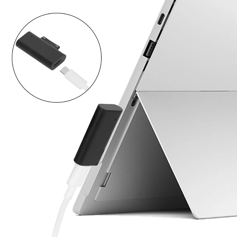 USB Type C PD Зарядный Кабель-адаптер для Microsoft Surface Pro 3 4 5 6 7 Штекерный разъем