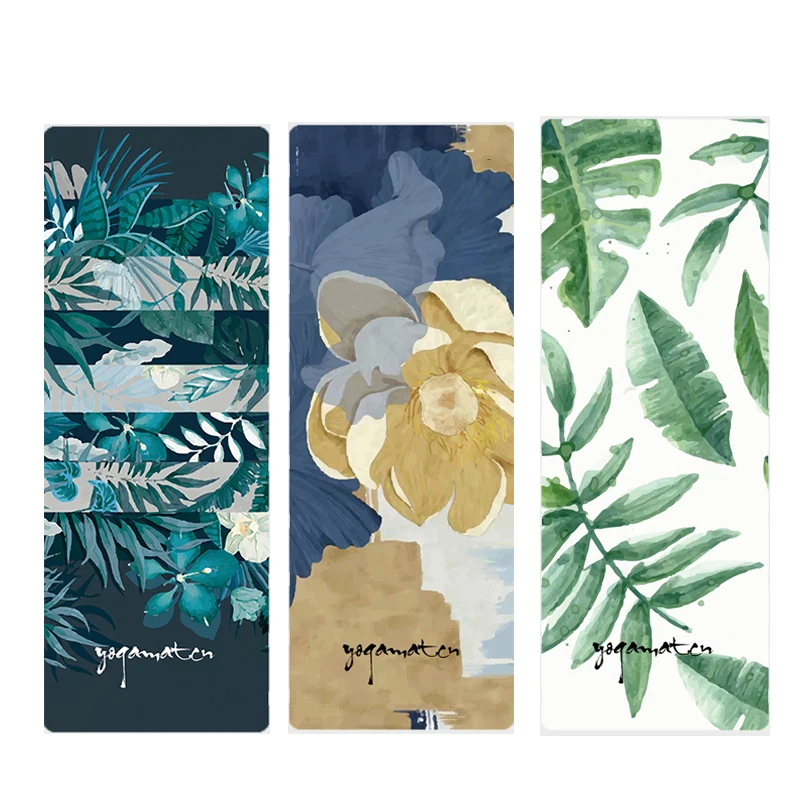 7 мм ТПЭ замшевый коврик для занятий йогой нескользящий фитнес мужчин и женщин