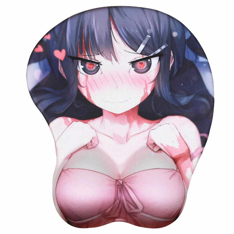 Gaming Mousepad Cartoon Sexy 3D Mouse Pad With Wrist Rest Anime Cute Fashion Office Computer Table Notebook Laptop Desk Mat