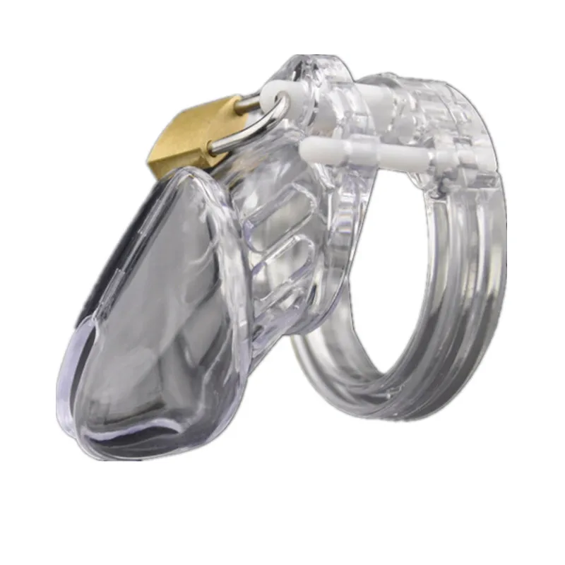 Пластиковая клетка для пениса Мужская целомудрия Пояс верности Устройство