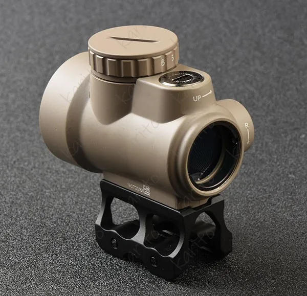 Тактический trijicon mro стиль 1x Red Dot Прицел 2 MOA с высоким и низким Пикатинни Крепление база M6594