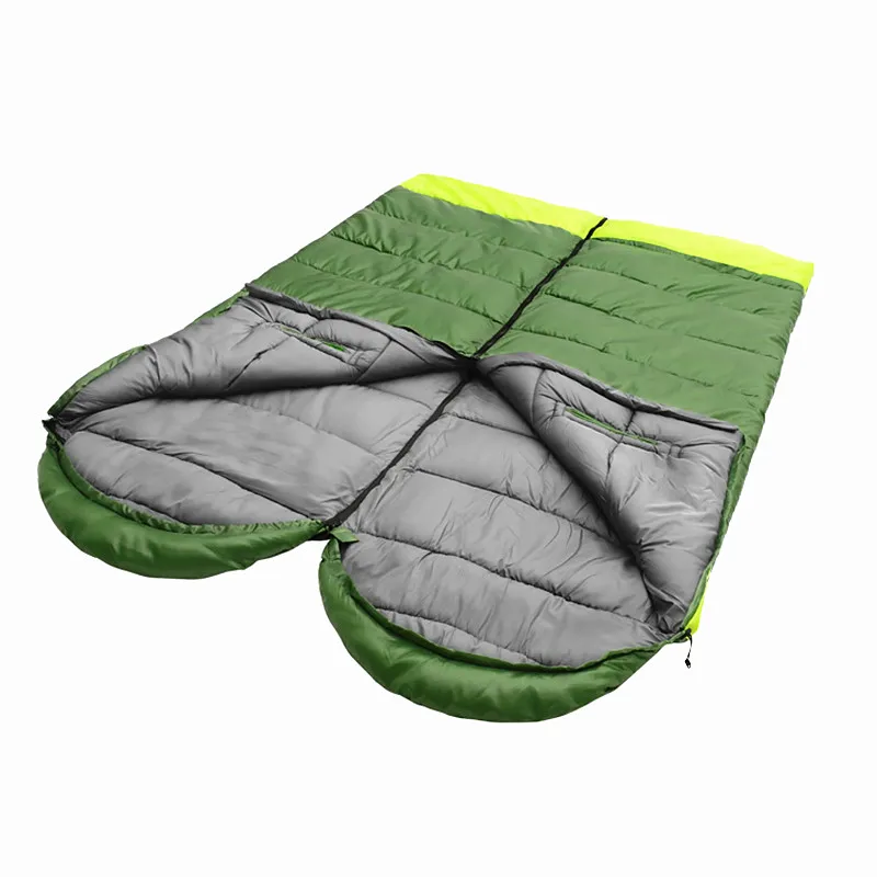 Водонепроницаемый дорожный спальный мешок на молнии уличный ветрозащитный для