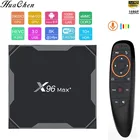 Мультимедийная ТВ-приставка X96max Plus, Android 9,0, четырехъядерный процессор Amlogic S905X3 2,4G y, Wi-Fi, BT, X96 max, Wi-Fi, Wi-Fi, ТВ-приставка