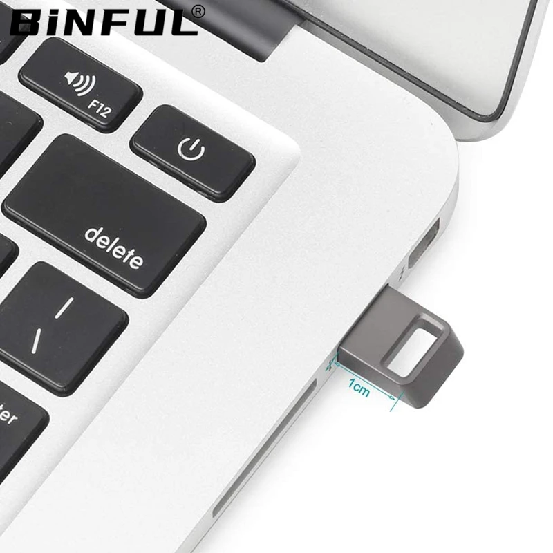 BINFUL Tiny USB флэш накопитель 4G 8G 16G 32GB 64GB 128G Pen Drive Rive Флешка Водонепроницаемый серый U