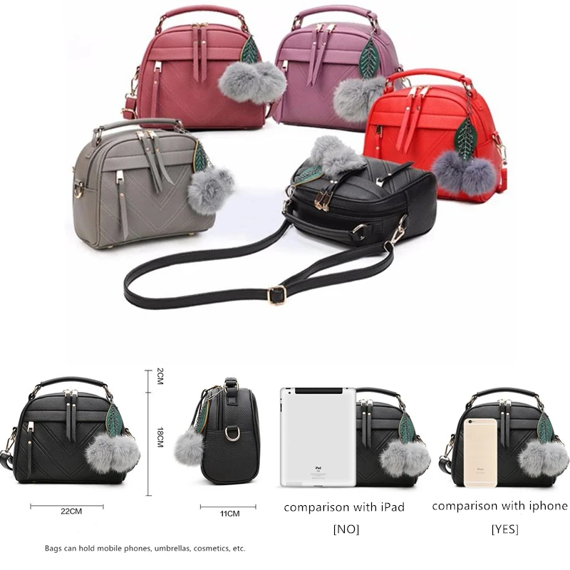 

Red PU Leather Women Backpacks Fashion Shoulder Crossbody Bags For Girl Bookbags Solid Small Schoolbags Travel Bag
