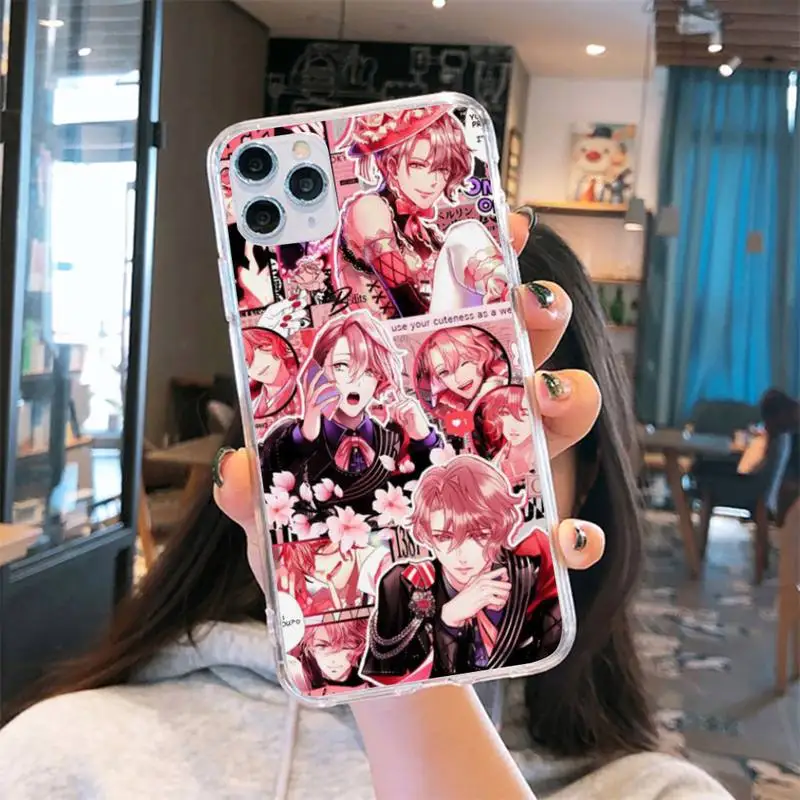 

Ramuda Amemura Hypnosis Mic Phone Case Transparent for iPhone 6 7 8 11 12 s mini pro X XS XR MAX Plus cover funda shell