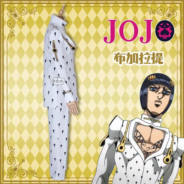 JOJO Higashikata Josuke Goldenwind Бруно букциарати Косплей Костюм для Хэллоуина вечеринки унисекс