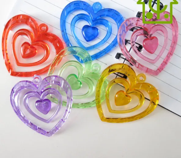 DIY аксессуары для ветряных колокольчиков подвеска ручной работы в виде сердечка