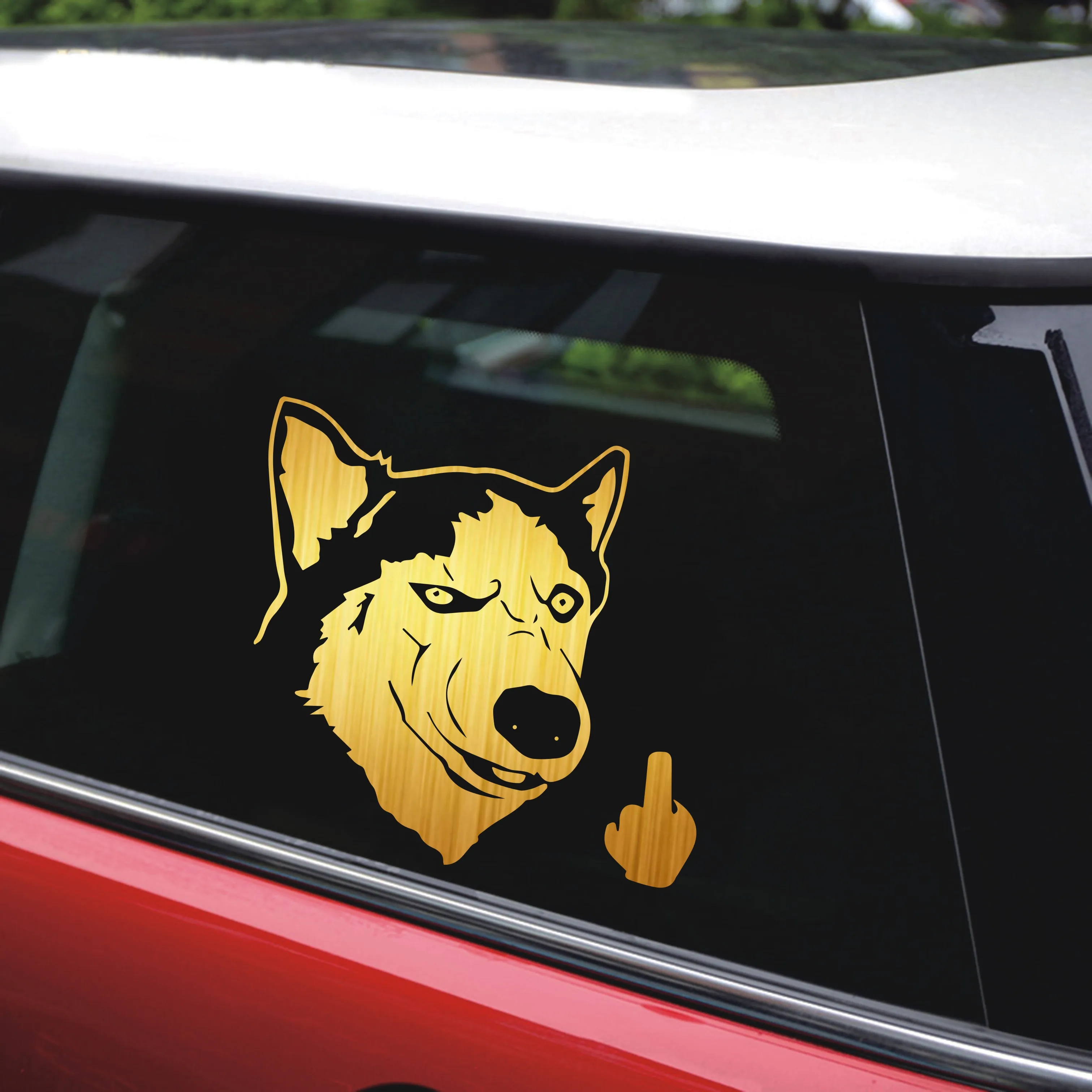 Виниловые наклейки на бампер автомобиля средний палец | Автомобили и мотоциклы