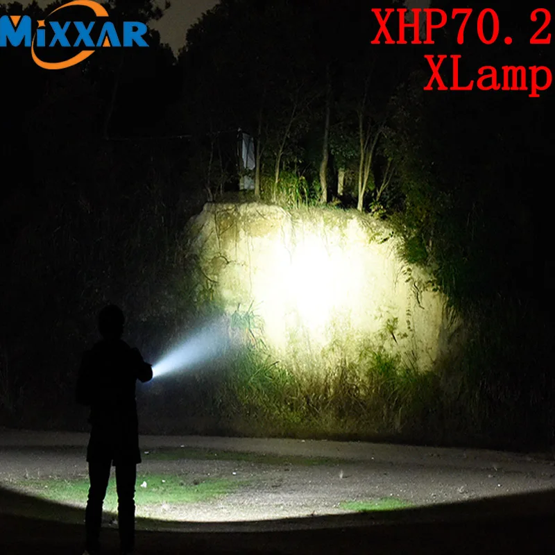 Дропшиппинг светодиодный xhp70.2 флэш-светильник USB Перезаряжаемый мощный светильник с зумом тактический фонарь для кемпинга охоты яркий