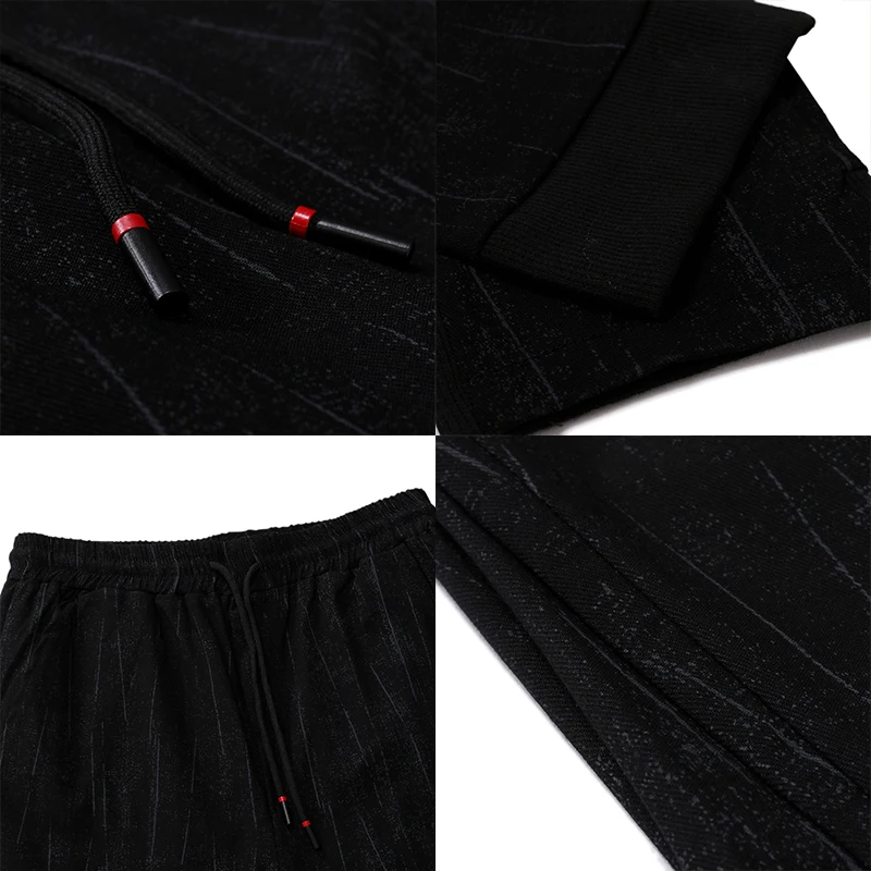 

2020 new men's comfortable snowflake print casual pants men's Korean slim fashion business men's active pants