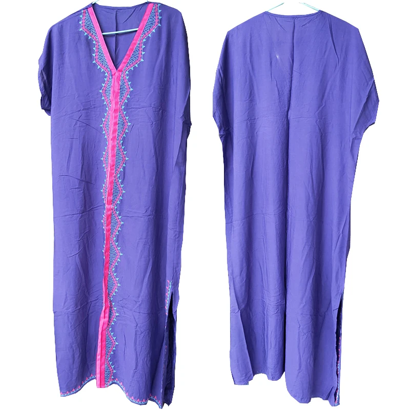 Длинное хлопковое пляжное платье саронга накидка на бикини с вышивкой Пляжное