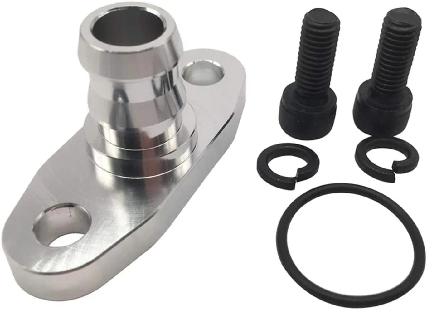 Алюминиевые Реверсивные фланцы 12 лет для слива масла Garrett T3 T4 T04B T04E | Автомобили и