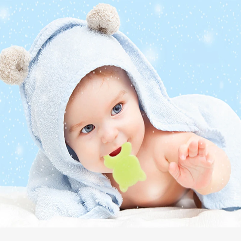 Пищевая силиконовая новорожденная игрушка для прорезывающихся зубов с героями