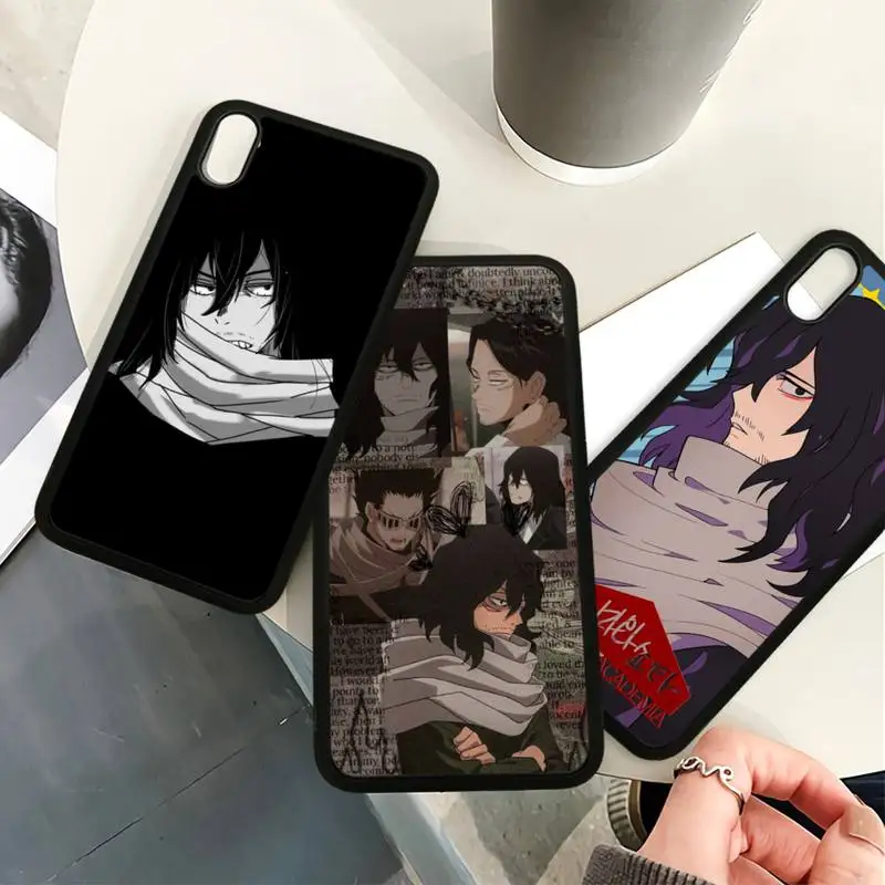 

Eraser Head Shota Aizawa My Hero Soft TPU Hard PC Mobile Phone Case Cover For IPhone 12 11 Pro Max Xs X Xr 7 8 6 6s Plus Se 2020