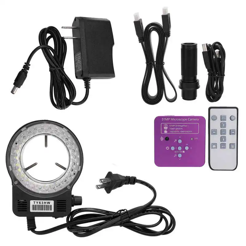 

Digital Microscope Industrial Camera Digital Electronic Microscope 51MP HDMI 120X C Mounting Lens AC 100-240V