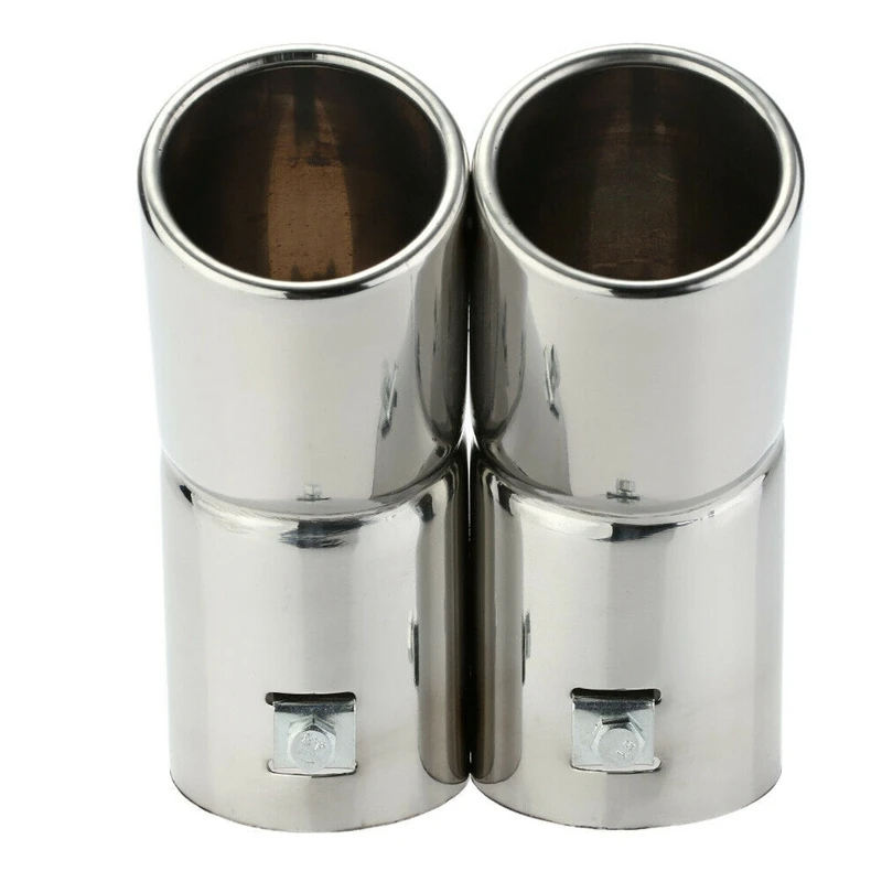 Автомобильная задняя труба выхлопная глушитель из нержавеющей стали двойные