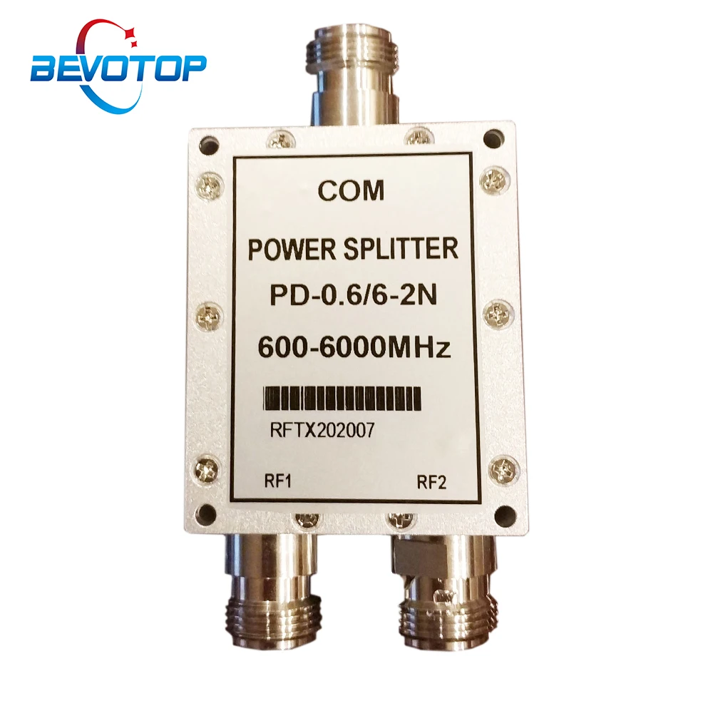 Dois Divisor de Potência n tipo Divisor de Radiofrequência 600mhz6ghz 2.4g 5.8g um Ponto Dois Divisor de Energia