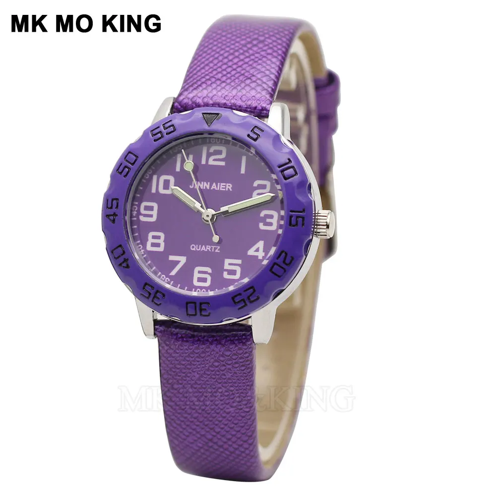 Детские часы с цветным циферблатом Модные брендовые кварцевые для мальчиков и