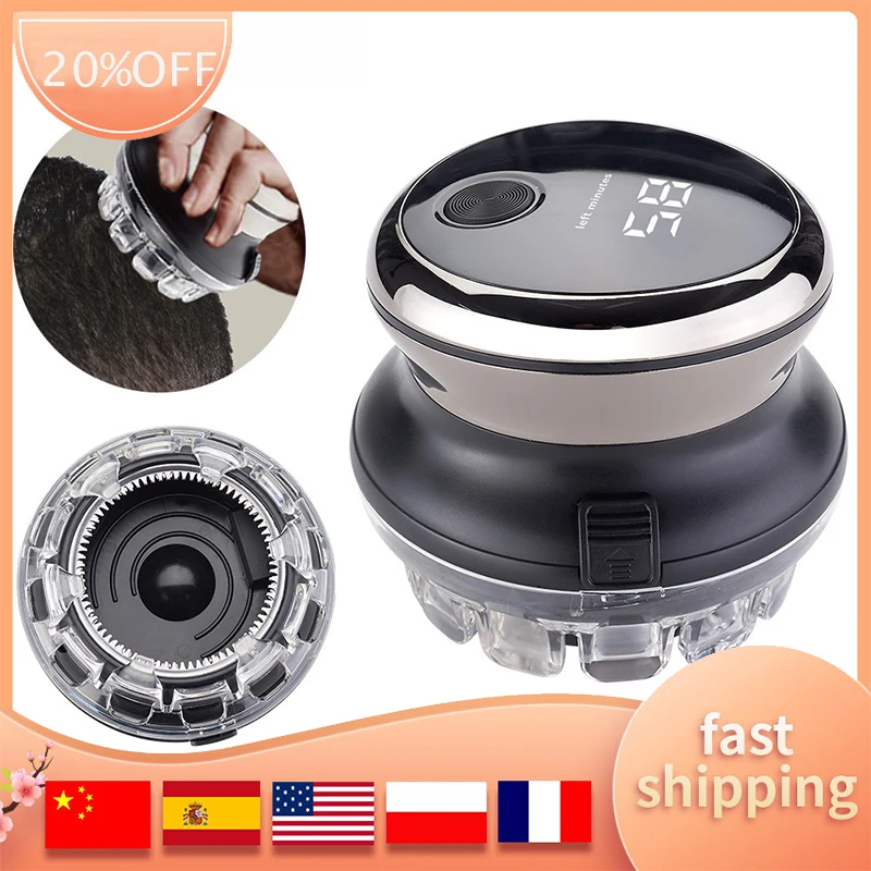 

Профессиональные машинки для стрижки волос для мужчин, аккумуляторные машинки для ухода за волосами, с зарядкой от USB, светодиодным дисплее...