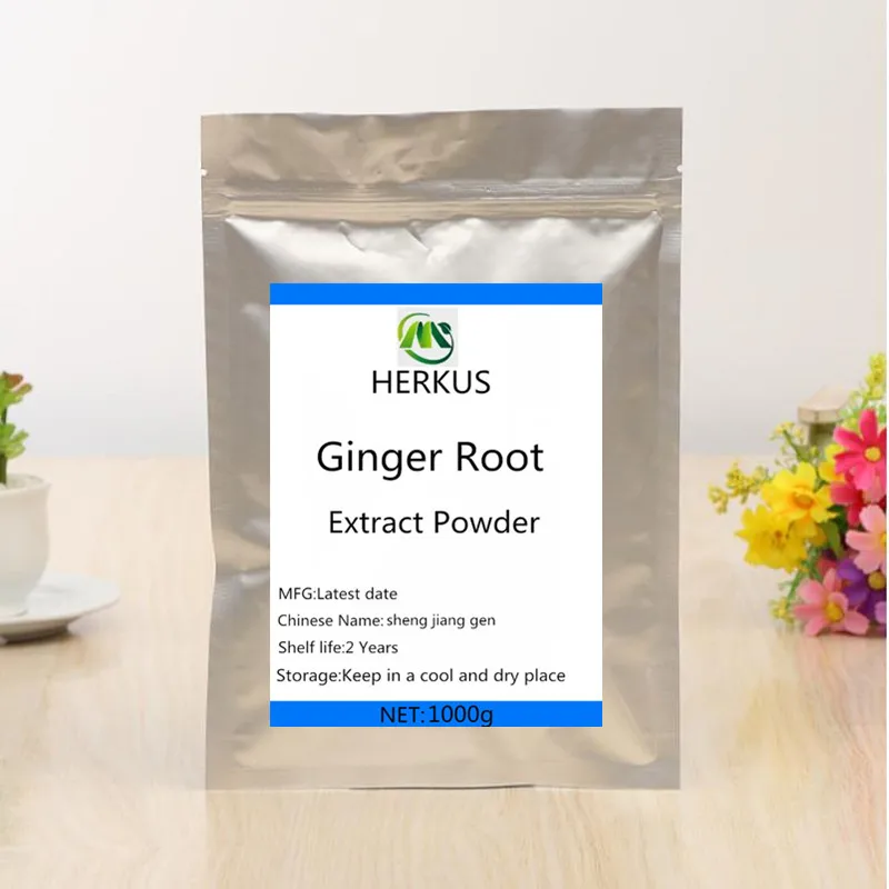 

High-quality Organic Ginger Extract Powder, Inhibit Tumor Growth, Enhance Intestinal Motility and Digestive Support
