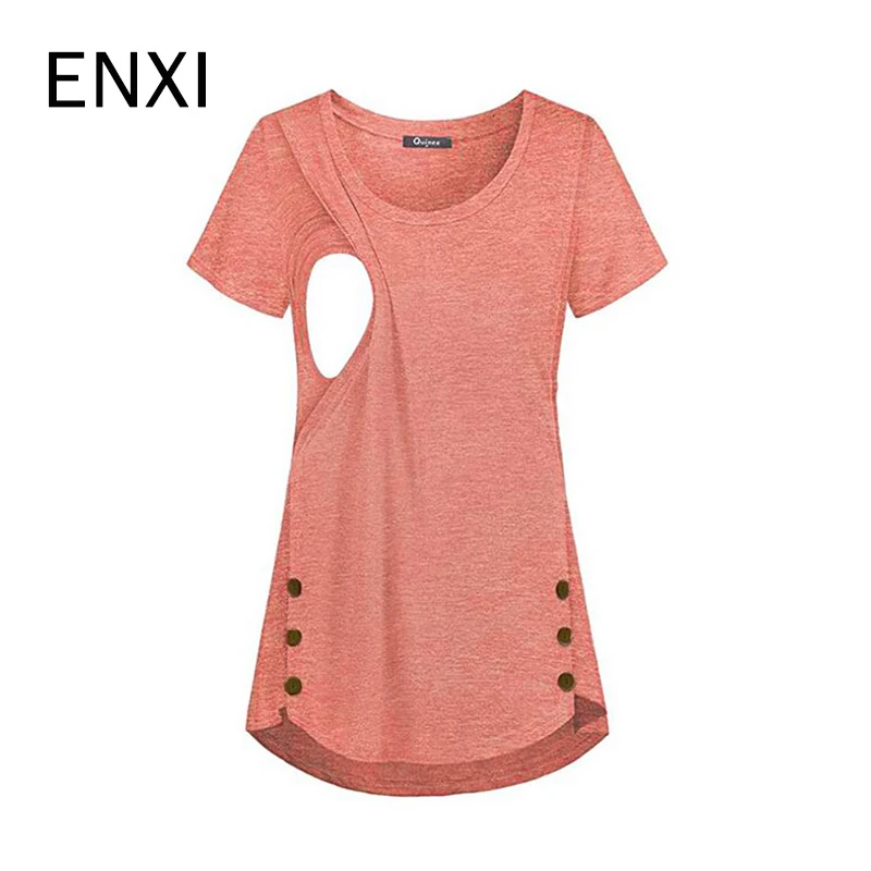 ENXI/одежда с декоративными пуговицами для беременных грудного вскармливания